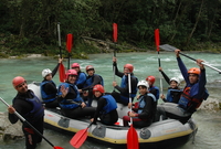 Vadvízi rafting Szlovéniában
