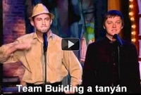 Team building a tanyán :)